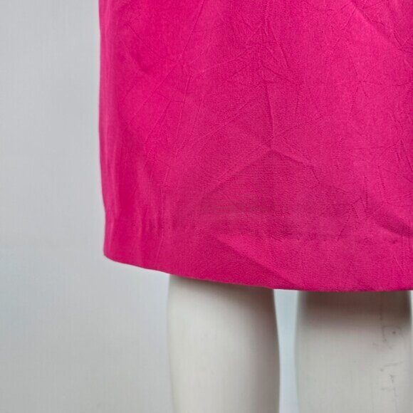Vintage Joseph Ribkoff Pink Belted Bow Detail Dress Size 7 - Picture 4 of 5